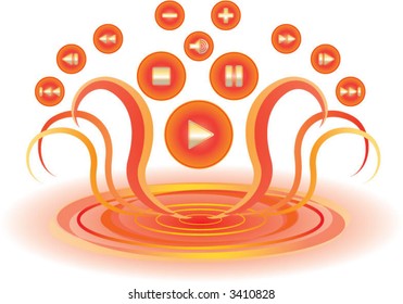 lava media buttons