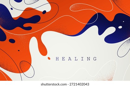 Fondo abstracto de flujo de Formas de lava, Fondo de pantalla de Vector con Formas líquidas que fluyen en movimiento dinámico, abstracción de curvas de agua ondulada.