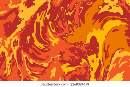 Lava texture background, abstract camouflage pattern, spicy food backdrop.