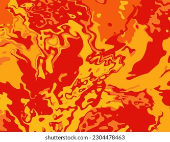 Lava volcano texture, spicy food theme, fabric printing pattern, tile red marble printing