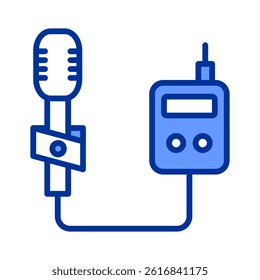 Lavalier Mic Icon Element For Design