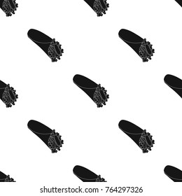 Lavash, single icon in black style.Lavash, vector symbol stock illustration web.