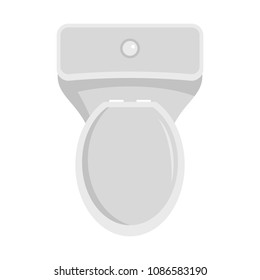 Lavatory icon. Flat illustration of lavatory vector icon for web