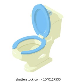 Lavatory icon. Isometric illustration of lavatory vector icon for web