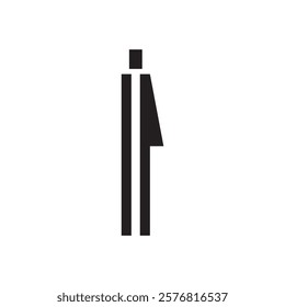 Lavatory and restroom sign for man and women isolated icon graphic vector