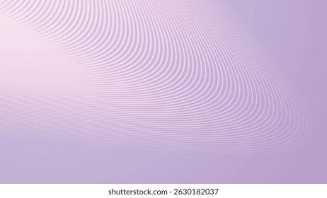 Lavendel abstrakter Hintergrund mit Kurvenlinie für Hintergrund