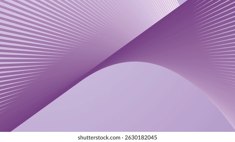 Fundo abstrato lavanda com linha de curva para fundo