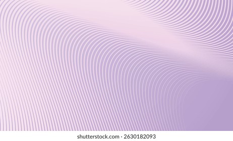 Fondo abstracto de lavanda con línea curva para el telón de fondo