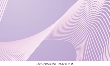 Fondo abstracto de lavanda con línea curva para el telón de fondo
