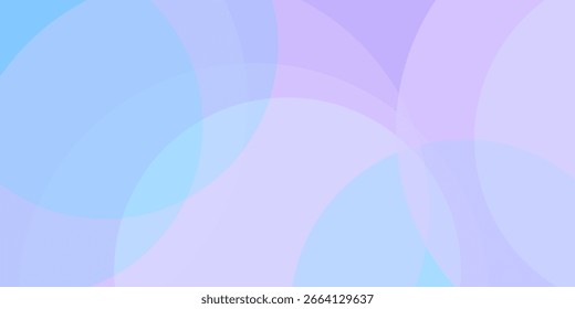 Lavender Abstract Background with Overlapping Circles — Minimal Vector