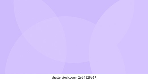 Fundo abstrato lavanda com círculos sobrepostos — vetor mínimo