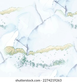 Lavender Alcohol Ink Background. Modern Seamless Painting Blue Seamless Watercolor. Wall Seamless Repeat. Green Water Color Repeat. Gold Alcohol Ink Marble. Blue Ink Paint. Fluid Marble Background.