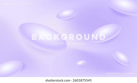 Lavender background with white ovals. Suitable for spa branding, aromatherapy products, and wellness themed designs. Elegant, calming, and versatile