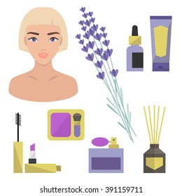 Lavender beauty set
