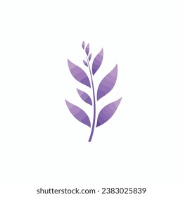 Lavender in cartoon, doodle style. 2d vector illustration in logo, icon style. 