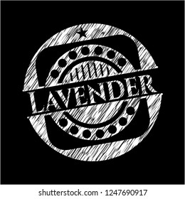 Lavender chalk emblem