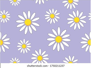 lavender daisy pattern design hand drawn ditsy flower design hand drawn  spring daisy flower vector fabric towel design pattern summer print  ditsy flower 
stationery,towel,linens,