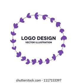 lavender doodle elements