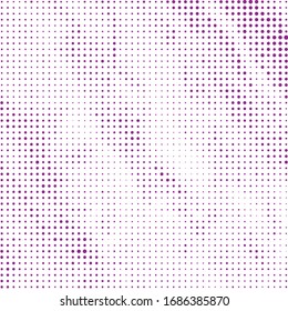 Medio tono de fondo con punto de lavanda. Plum Abstracto Sucio. Superposición de vectores malvas. Cartel de puntos púrpura. Cartel de Círculo Lilac. Fondo degradado. Tos Grunge. Elemento geométrico.