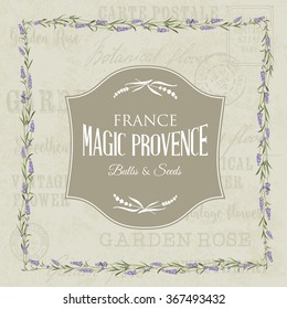 The lavender elegant card.