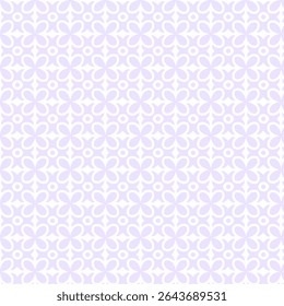 Padrão geométrico floral lavanda com design perfeito para aplicações elegantes, femininas e decorativas.