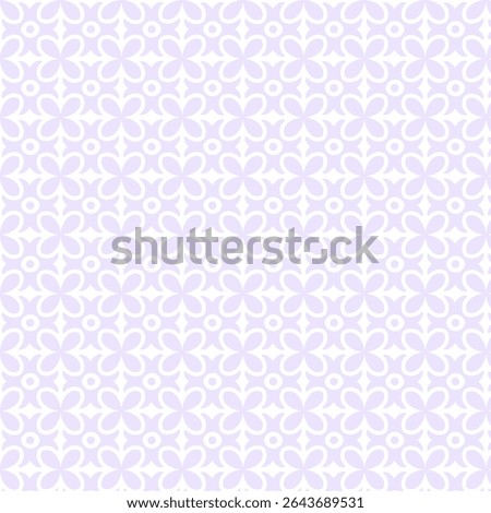 Lavender floral geometric pattern with seamless design perfect for elegant, feminine, and decorative applications.