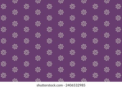 Lavender floral pattern vector illustration.
