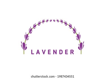 Lavender flower design illustration vector eps format , suitable for your design needs, logo, illustration, animation, etc.