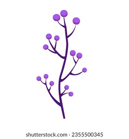Lavender flowers object element illustration