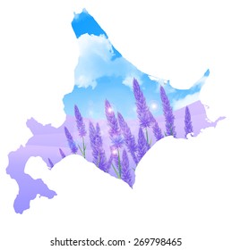 Lavender herb background
