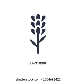 lavender icon. Simple element illustration from nature concept. lavender editable symbol design on white background. Can be use for web and mobile.