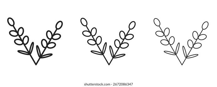 Ícone Lavanda. Ilustração de elemento simples. Pode ser usado para web e celular.