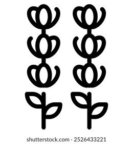 Icono de la lavanda para el Web, el App, la infografía, el etc