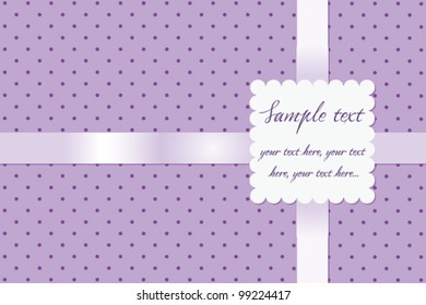 Lavender Invitation / Greeting Card
