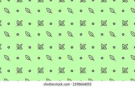 lavender leaves outline background. geometric style - stock vector.