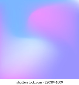 Lavender Light Cold Wavy Blurred Swirl Gradient Mesh. Dynamic Curve Pink Violet Indigo Gradient Backdrop. Blue Sunrise Fluid Liquid Pastel Wallpaper. Water Color Calm Sky Sunset Design Pic.