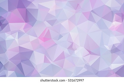 Lavender lilac abstract polygonal geometric background