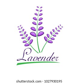 lavender logo design for aromatic interior