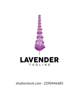 Logo de Lavanda, Diseño de Planta de Bodas de Mano, Vector de Agricultura, Icono de Plantilla de Ilustración de Símbolo