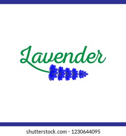 Lavender Logo icon vector template
