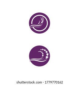Lavender Logo Template vector symbol nature