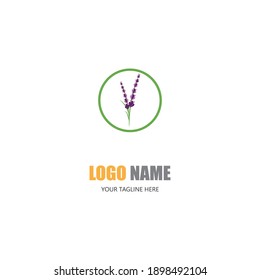 Lavender Logo Template vector symbol nature