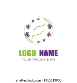 Lavender Logo Template vector symbol nature