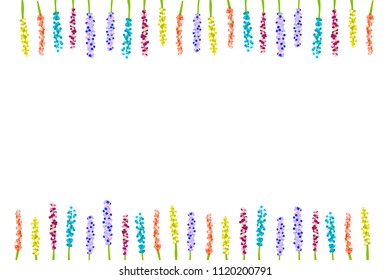 Lavender minimalistic colorful background