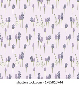lavender on purple colour seamless pattern for fabric, paper and other printing and web projects.wallpaper, textile, design packaging, wedding.