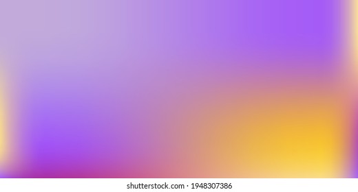 Lavender Pastel Bright Blurred Background. Empty Yellow Violet Watercolor Colorful Blurred Texture. Pink Vibrant Purple Gradient Mesh Illustration. Blank Modern Soft Smooth Surface Backdrop.