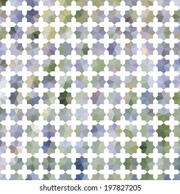 Lavender pastel defocused background with geometric ornament