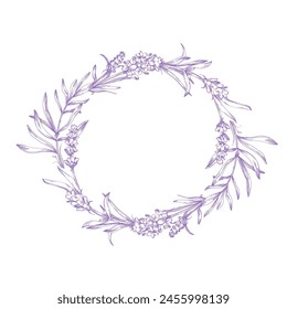 patrón de lavanda sin fisuras. Impresión para impresión en textiles, ropa, embalaje. Comercialización de productos de lavanda. Ilustración vectorial, dibujada a mano.