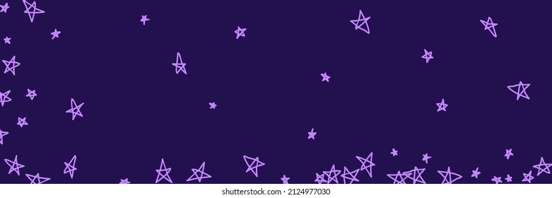 Lavender Pinky Stars Childish Vivid Kids Dark Pink Wallpaper. Violet Pastel Naive Purple Chaotic Vibrant Bright Handdrawn Stars. Chaotic Kids Vibrant Childish Dark Purple Naive Picture.