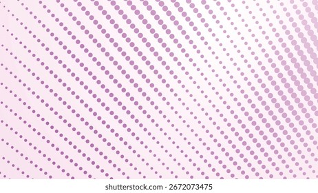 Lavendel Lila Halftone abstrakter Hintergrund mit Farbverlauf-Punkte-Muster für modernes digitales Design